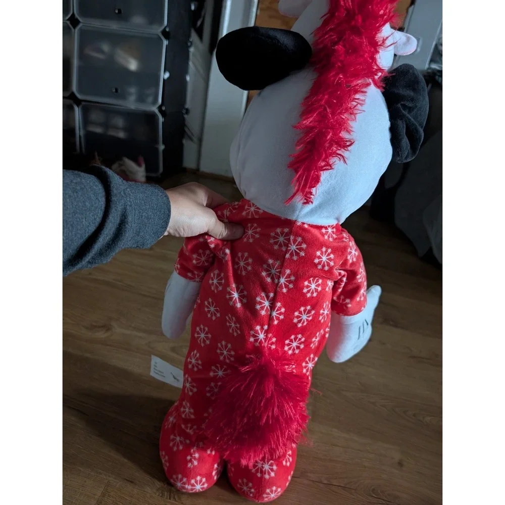Vintage Christmas Carol Teddy Bear‎ Plush Mickey Mouse